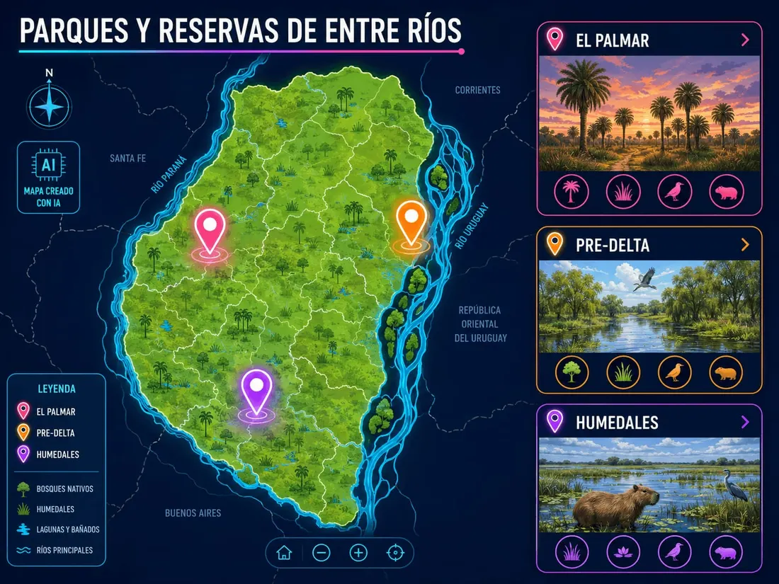 Presentación: parques y reservas de Entre Ríos